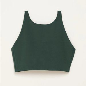 Girlfriend Collective Topanga Bra in Moss XS